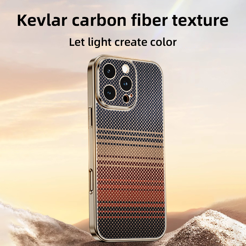 2025 Apple iPhone Kevlar Carbon Fiber MagSafe Phone Case Cover for  iPhone 17Pro max 17Pro  17Air 17 iPhone 16Pro max to 14 - Image 3