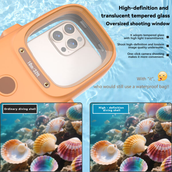 15M Diving Waterproof Protect Case for Apple iPhone Samsung Huawei Xiaomi Honor Google OPPO VIVO Smart Phone - Image 5