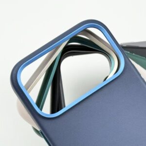 2025 Premium Magnetic Leather Case for iPhone 17Pro max 17Air 17Pro 17 mobile phone support all wireless magsafe devices (AI TOUCH BUTTONS)