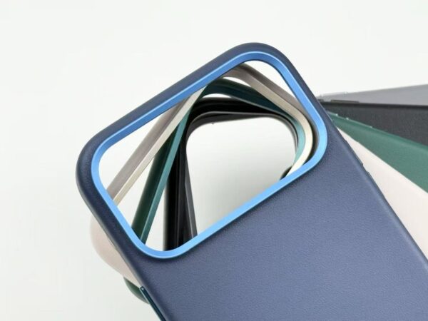 2025 Premium Magnetic Leather Case for iPhone 17Pro max 17Air 17Pro 17 mobile phone support all wireless magsafe devices (AI TOUCH BUTTONS)