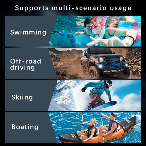 2025 Waterproof and Dustproof IP68 2M 30MIN Case for iPhone 17 with Magnetic Support Wireless Charging (Motion Capture Sensor Button) - Image 7