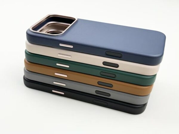 2025 Premium Magnetic Leather Case for iPhone 17Pro max 17Air 17Pro 17 mobile phone support all wireless magsafe devices (AI TOUCH BUTTONS) - Image 3