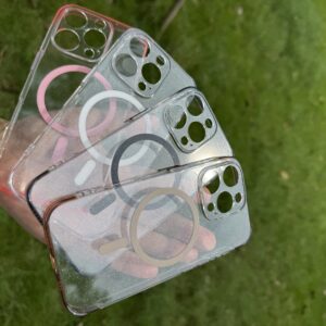 2025 Anti-Yellow Shiny Glitter Magsafe Magnetic Protect Case Cover for Apple iPhone 17Pro max 17Pro 17Air 17 to iPhone 13