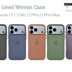 10-PACK High Level Woven Magnetic Magsafe Cover for Apple iPhone 17Pro max 17Pro 17Air 17