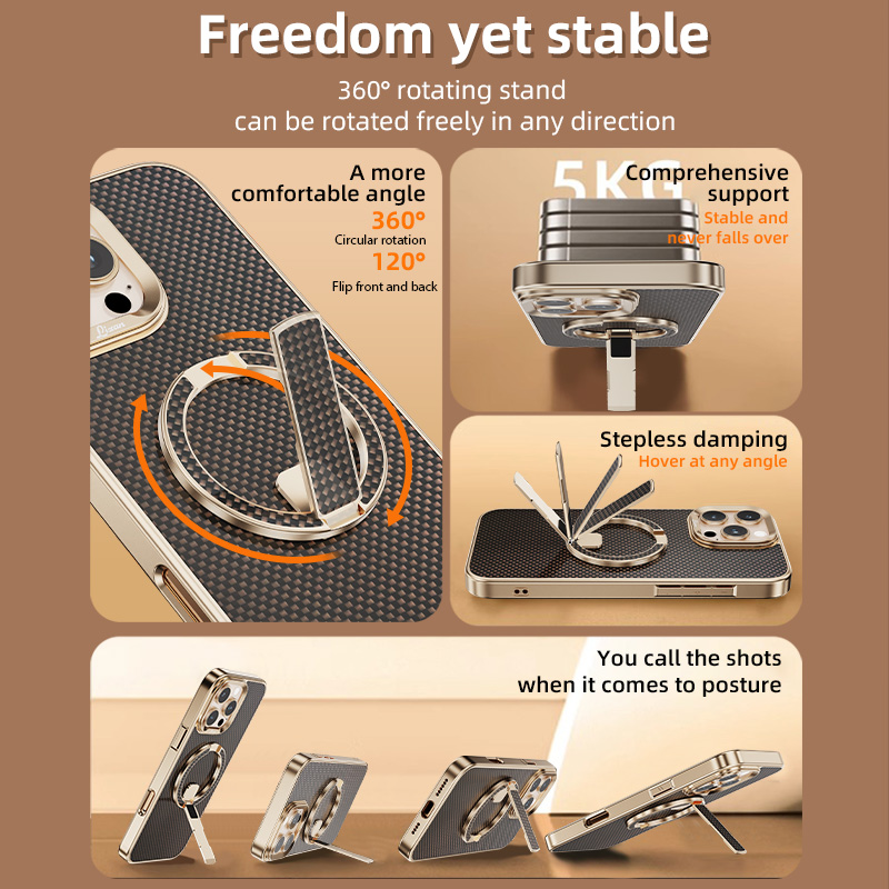 2025 Apple iPhone Kevlar Carbon Fiber MagSafe Phone Case Cover for iPhone 17Pro max 17Pro 17Air 17 iPhone 16Pro max to 14 - Image 7