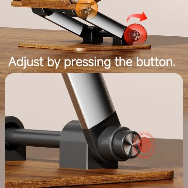 2025 Aluminum Alloy Materials New Adjustment Laptop Reading Holder  Stander (fit for Students too) - Image 5