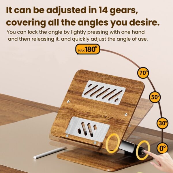 2025 Aluminum Alloy Materials New Adjustment Laptop Reading Holder  Stander (fit for Students too) - Image 6