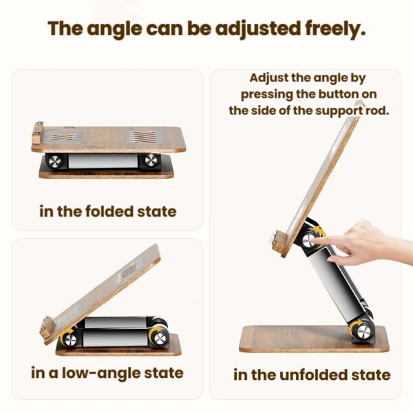 2025 Aluminum Alloy Materials New Adjustment Laptop Reading Holder  Stander (fit for Students too) - Image 7