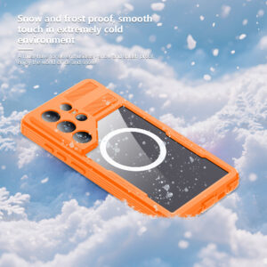 2025 Waterproof and Dustproof Protect Case for Samsung  Galaxy S26 ultra S26+ S26 with Magnetic Support Wireless Charging