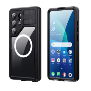 2025 Waterproof and Dustproof Protect Case for Samsung  Galaxy S26 ultra S26+ S26 with Magnetic Support Wireless Charging