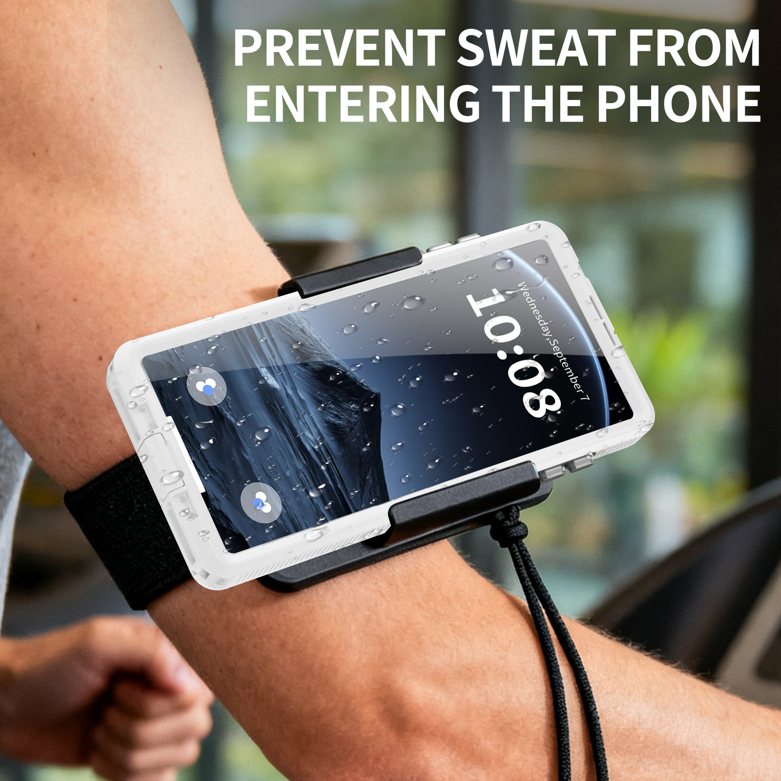 2025 New 6.9" waterproof case full body against drops and impacts dustproof suitable for cycling running skiing office dining swimming and more outdoor work - Image 2