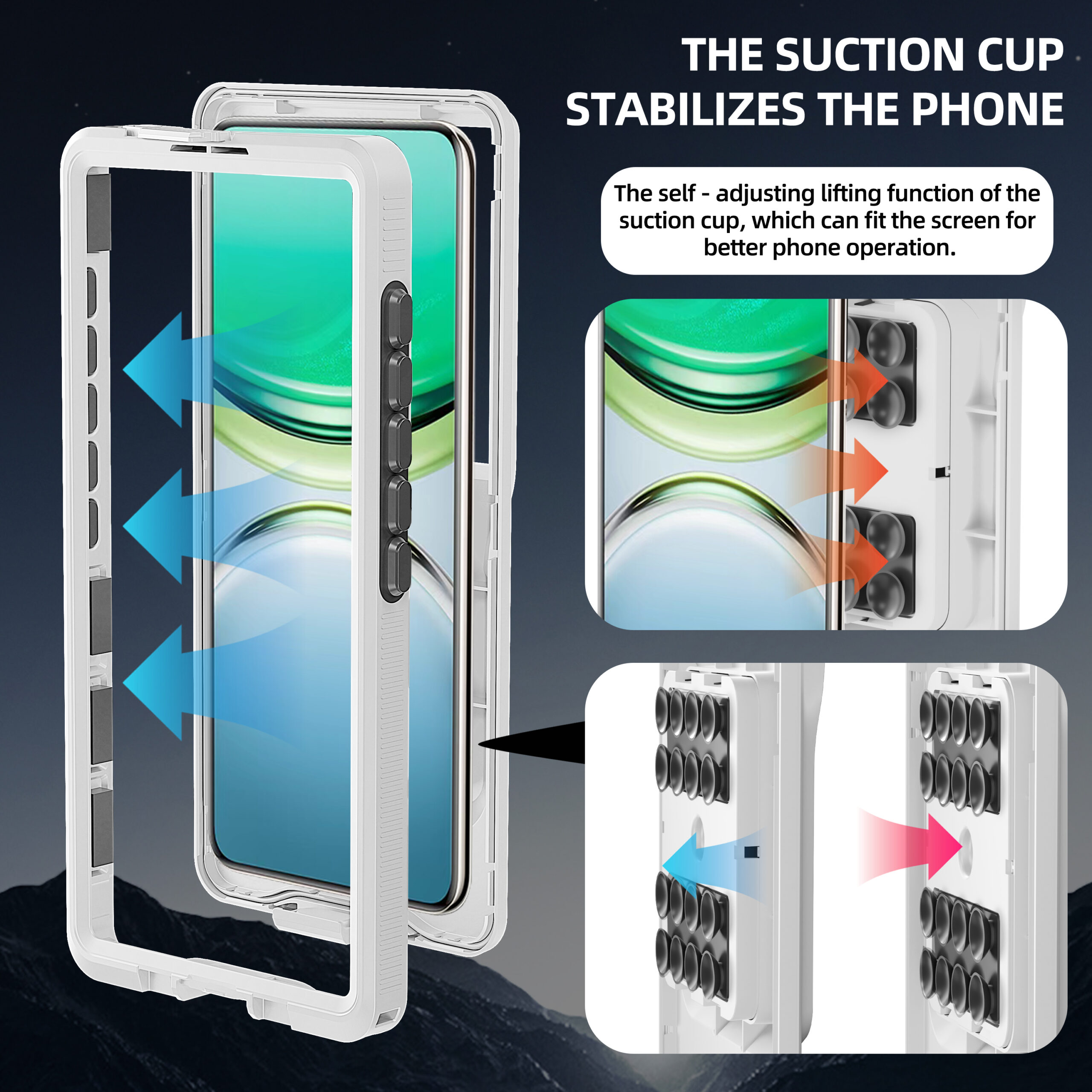 2025 New 6.9" waterproof case full body against drops and impacts dustproof suitable for cycling running skiing office dining swimming and more outdoor work - Image 11