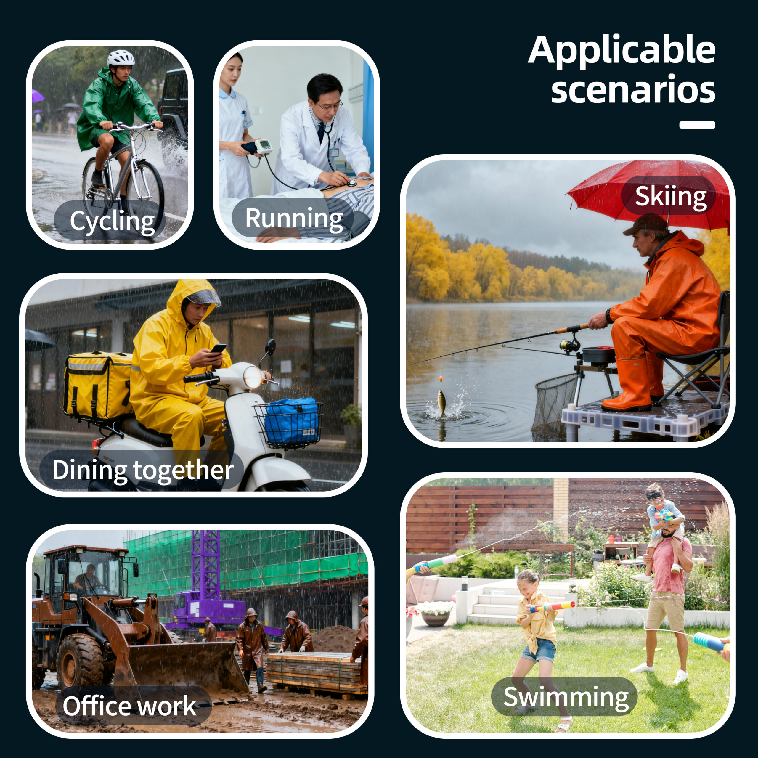 2025 New 6.9" waterproof case full body against drops and impacts dustproof suitable for cycling running skiing office dining swimming and more outdoor work - Image 12