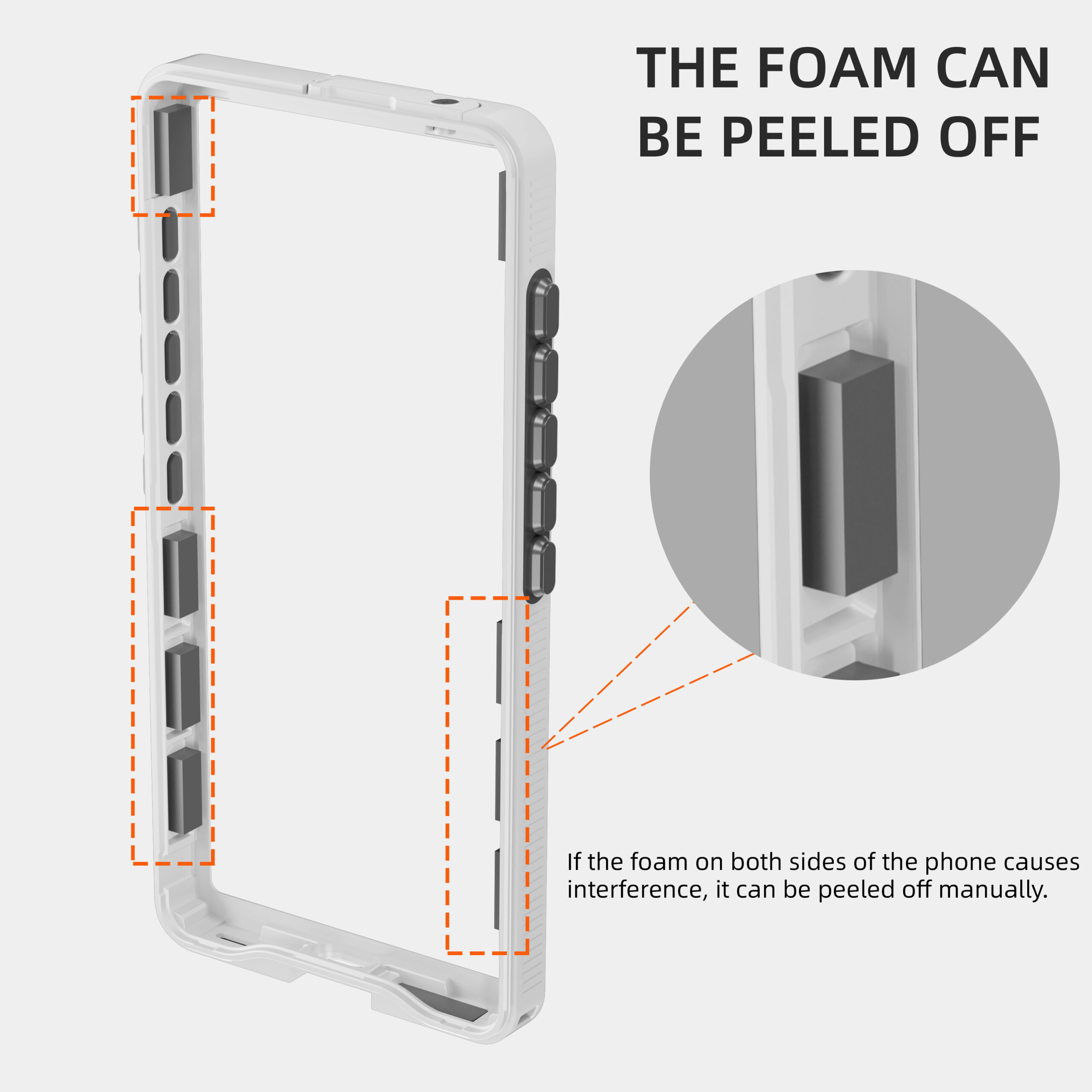 2025 New 6.9" waterproof case full body against drops and impacts dustproof suitable for cycling running skiing office dining swimming and more outdoor work - Image 13