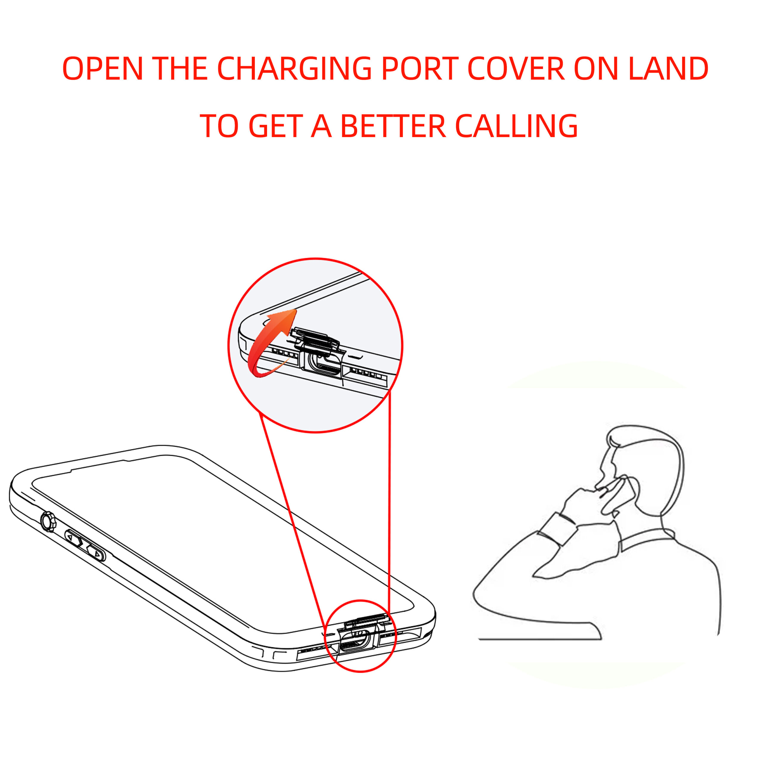 2025 New 6.9" waterproof case full body against drops and impacts dustproof suitable for cycling running skiing office dining swimming and more outdoor work - Image 14