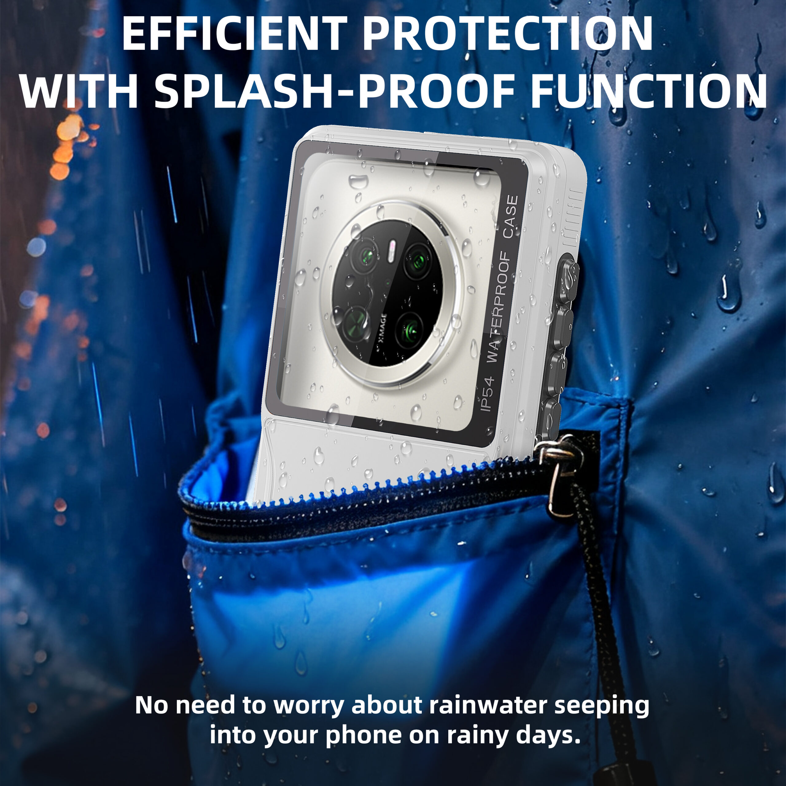 2025 New 6.9" waterproof case full body against drops and impacts dustproof suitable for cycling running skiing office dining swimming and more outdoor work - Image 3