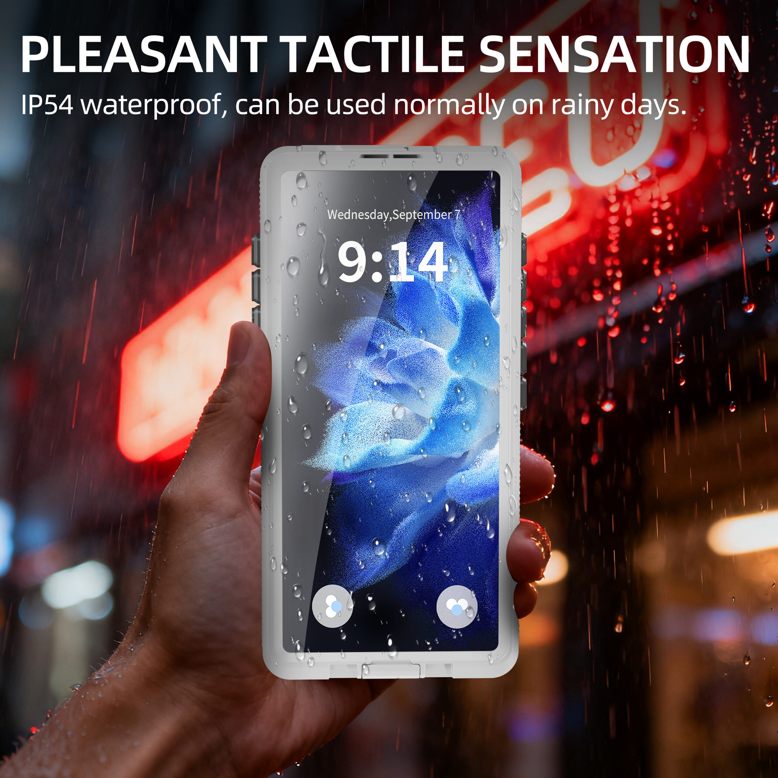 2025 New 6.9" waterproof case full body against drops and impacts dustproof suitable for cycling running skiing office dining swimming and more outdoor work - Image 4