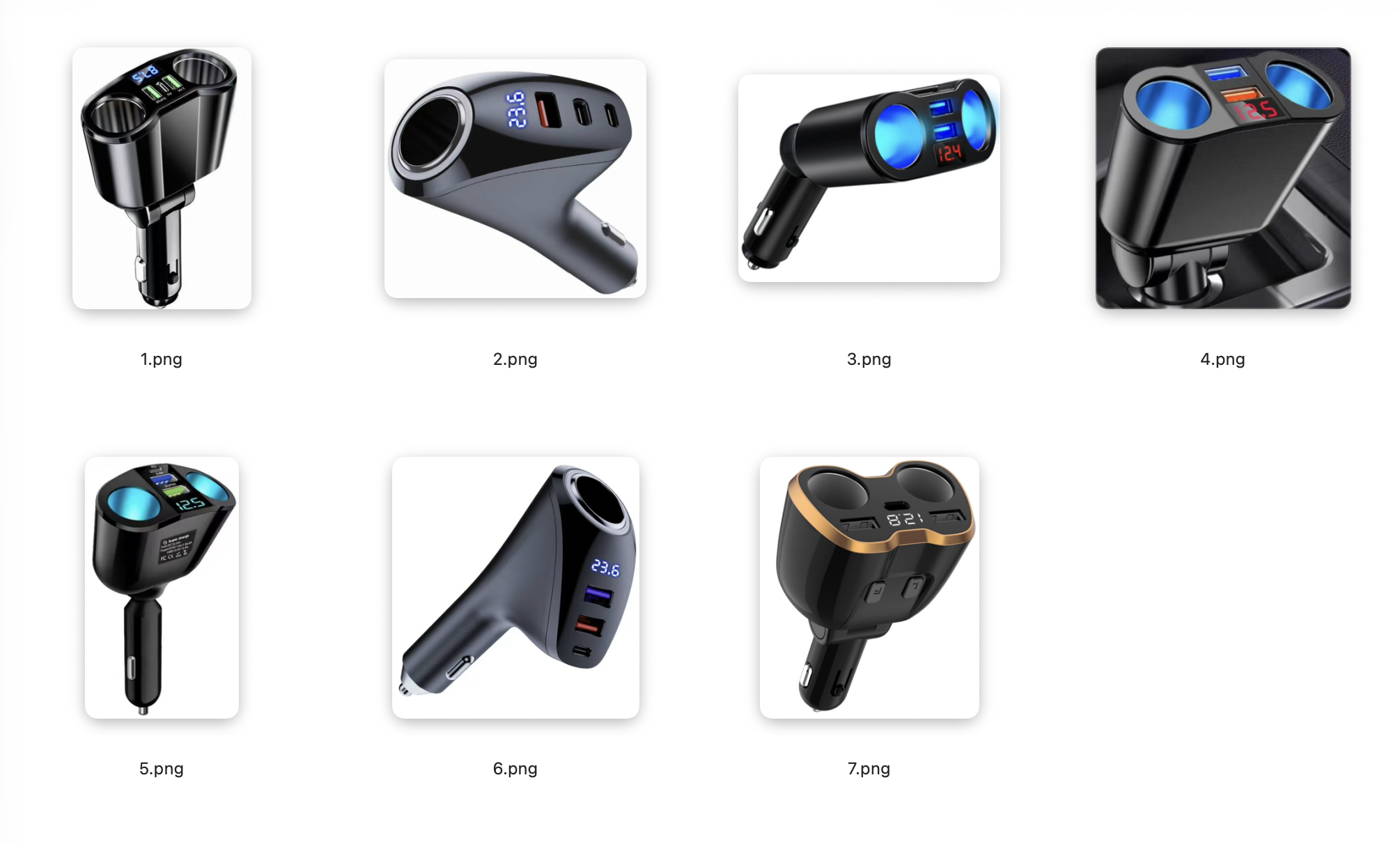 Cigarette Lighter Car Charger Series