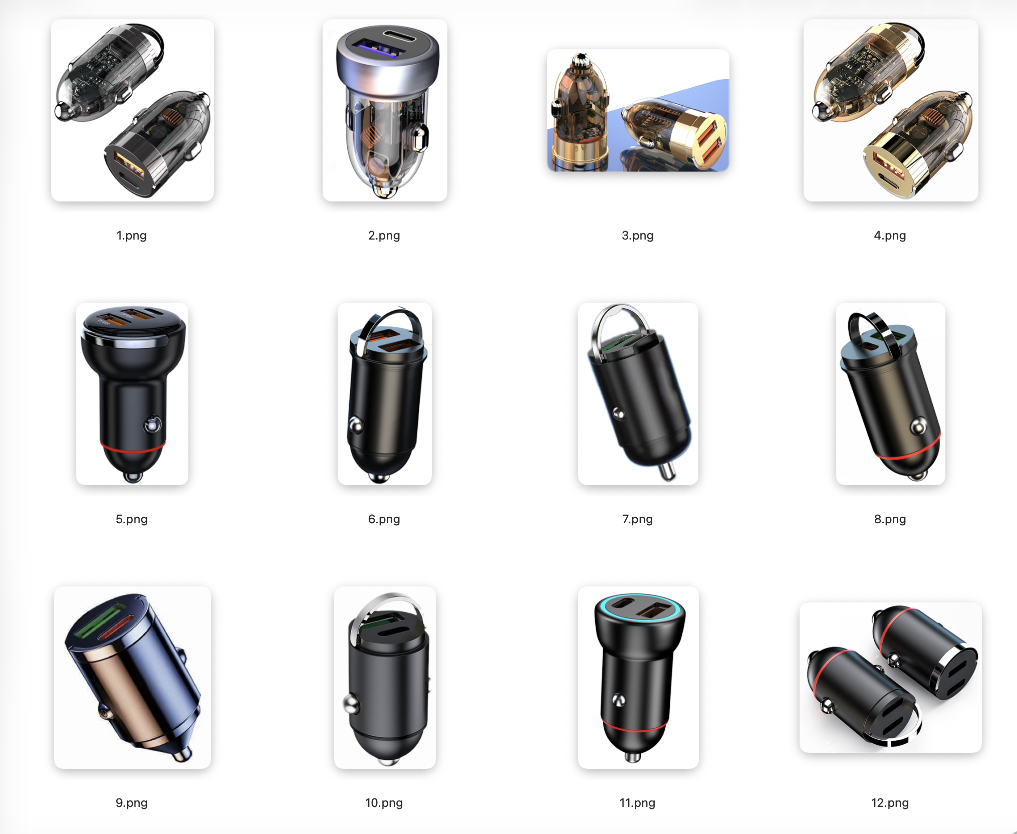 Mini Hidden Ring Car Charger Series