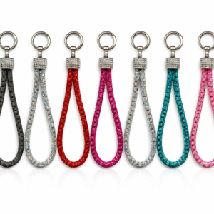 icoco sparkle lanyard wrist strap multiple colors keychain accessory